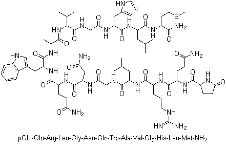 Bombesin molecular structure (CAS 31362-50-2)