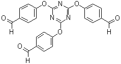 2,4,6-Tris(4-formylphenoxy)-1,3,5-triazine molecular structure (CAS 3140-75-8)