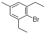 structure of CAS# 314084-61-2, 1-Bromo-2,6-diethyl-4-methylbenzene;2,6-Diethyl-4-methyl-1-bromobenzene; 2,6-Diethyl-4-methylphenyl bromide; 2-Bromo-1,3-diethyl-5-methylbenzene
