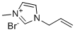 structure of CAS# 31410-07-8, 1-Allyl-3-methylimidazolium bromide;1-methyl-3-prop-2-enylimidazol-1-ium;bromide