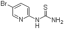 结构式 CAS# 31430-38-3, 1-(5-溴-2-吡啶基)-2-硫脲