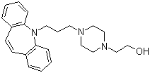 结构式 CAS# 315-72-0, 奥匹哌醇
