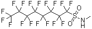 Perfluoro-N-methyloctanesulfonamide molecular structure (CAS 31506-32-8)
