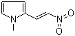 结构式 CAS# 3156-50-1, 1-甲基-2-(2-硝基乙烯基)-1H-吡咯