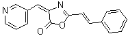 structure of CAS# 315694-89-4, 2-(2-Phenylethenyl)-4-(3-pyridinylmethylene)-5(4H)-oxazolone