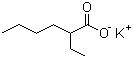Potassium 2-ethylhexanoate molecular structure (CAS 3164-85-0)