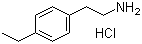 4-Ethylbenzeneethanamine hydrochloride molecular structure (CAS 3166-88-9)