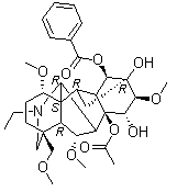 3-Deoxyaconitine molecular structure (CAS 3175-95-9)