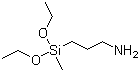 结构式 CAS# 3179-76-8, 氨丙基甲基二乙氧基硅烷; 硅烷偶联剂 JH-M902