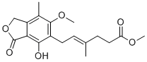 结构式 CAS# 31858-66-9, 甲基麦考酚酯