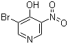 structure of CAS# 31872-65-8, 3-Bromo-5-nitropyridin-4-ol;3-Bromo-4-hydroxy-5-nitropyridine