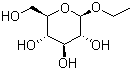 Ethyl D-glucopyranoside molecular structure (CAS 3198-49-0)