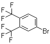 3,4-Bis(trifluoromethyl)bromobenzene molecular structure (CAS 320-29-6)