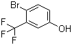 结构式 CAS# 320-49-0, 3-三氟甲基-4-溴苯酚