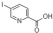 结构式 CAS# 32046-43-8, 5-碘-2-吡啶羧酸