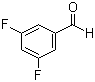 结构式 CAS# 32085-88-4, 3,5-二氟苯甲醛
