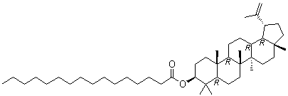 Lupenyl palmitate molecular structure (CAS 32214-80-5)