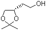 structure of CAS# 32233-43-5, (S)-4-(2-Hydroxyethyl)-2,2-dimethyl-1,3-dioxolane