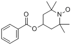 structure of CAS# 3225-26-1, 4-Benzoyloxy-TEMPO benzoate;4-Hydroxy-2,2,6,6-tetramethylpiperidine 1-oxyl benzoate