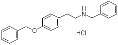 N-Benzyl-O-benzyltyramine hydrochloride molecular structure (CAS 32293-43-9)