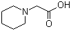 structure of CAS# 3235-67-4, 1-Piperidineacetic acid;2-(piperidin-1-yl)acetic acid; Piperidin-1-ylacetic acid