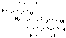 structure of CAS# 32385-11-8, Sisomicin