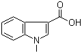 结构式 CAS# 32387-21-6, 1-甲基吲哚-3-甲酸