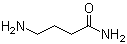 结构式 CAS# 3251-08-9, 4-氨基丁酰胺