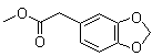 Methyl 1,3-benzodioxole-5-acetate molecular structure (CAS 326-59-0)