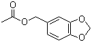 结构式 CAS# 326-61-4, 胡椒醇醋酸酯; 3,4-亚甲二氧基苯甲醇醋酸酯