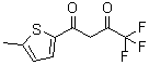 1,1,1-Trifluoro-4-(5'-methyl-2'-thienyl)butane-2,4-dione molecular structure (CAS 326-72-7)