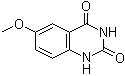 structure of CAS# 32618-84-1, 6-Methoxy-2,4(1H,3H)-quinazolinedione;6-Methoxyquinazoline-2,4-diol