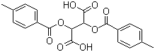 structure of CAS# 32634-66-5, (-)-Di-p-toluoyl-L-tartaric acid;(-)-Di-1,4-O-toluoyl-L-tartaric acid; L-(-)-Di-1,4-O-tolyltartaric acid