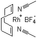 Bis(acetonitrile)(1,5-cyclooctadiene)rhodium(1+) tetrafluoroborate molecular structure (CAS 32679-02-0)