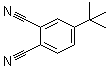 structure of CAS# 32703-80-3, 4-(1,1-Dimethylethyl)-1,2-benzenedicarbonitrile;4-tert-Butyl-1,2-dicyanobenzene; 4-tert-Butylbenzene-1,2-dicarbonitrile