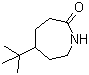 structure of CAS# 32741-89-2, 4-tert-Butylcaprolactam;NSC 128545; 5-tert-Butylhexahydro-2H-azepin-2-one