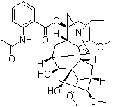 Lappaconitine molecular structure (CAS 32854-75-4)