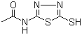 structure of CAS# 32873-56-6, 2-Acetylamino-5-mercapto-1,3,4-thiadiazole