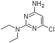 结构式 CAS# 3289-38-1, 4-氨基-6-氯-2-二乙基氨基嘧啶
