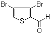 结构式 CAS# 32896-02-9, 3,4-二溴噻吩-2-甲醛