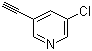 3-Chloro-5-ethynylpyridine molecular structure (CAS 329202-22-4)