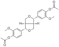 structure of CAS# 32971-25-8, (+)-Pinoresinol diacetate
