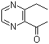 结构式 CAS# 32974-92-8, 2-乙酰基-3-乙基吡嗪; 2-乙酰基-3-乙基-1,4-二嗪