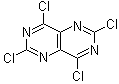 2,4,6,8-Tetrachloropyrimido[5,4-d]pyrimidine molecular structure (CAS 32980-71-5)