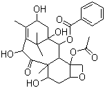 structure of CAS# 32981-86-5, 10-Deacetylbaccatin III;12b-(Acetyloxy)-12-(benzoyloxy)-1,2a,3,4,4a,6,9,10,11,12,12a,12b-dodecahydro-4,6,9,11-tetrahydroxy-4a,8,13,13-tetramethyl-7,11-methano-5H-cyclodeca[3,4]benz[1,2-b]oxet-5-one