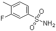 3-Fluoro-4-methylbenzenesulfonamide molecular structure (CAS 329909-29-7)