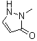 1,2-Dihydro-2-methyl-3H-pyrazol-3-one molecular structure (CAS 3310-35-8)