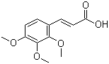 trans-2,3,4-Trimethoxycinnamic acid molecular structure (CAS 33130-03-9)