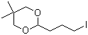 2-(3-Iodopropyl)-5,5-dimethyl-1,3-dioxane molecular structure (CAS 331818-83-8)