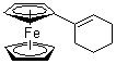 (1-Cyclohexen-1-yl)ferrocene molecular structure (CAS 33183-07-2)